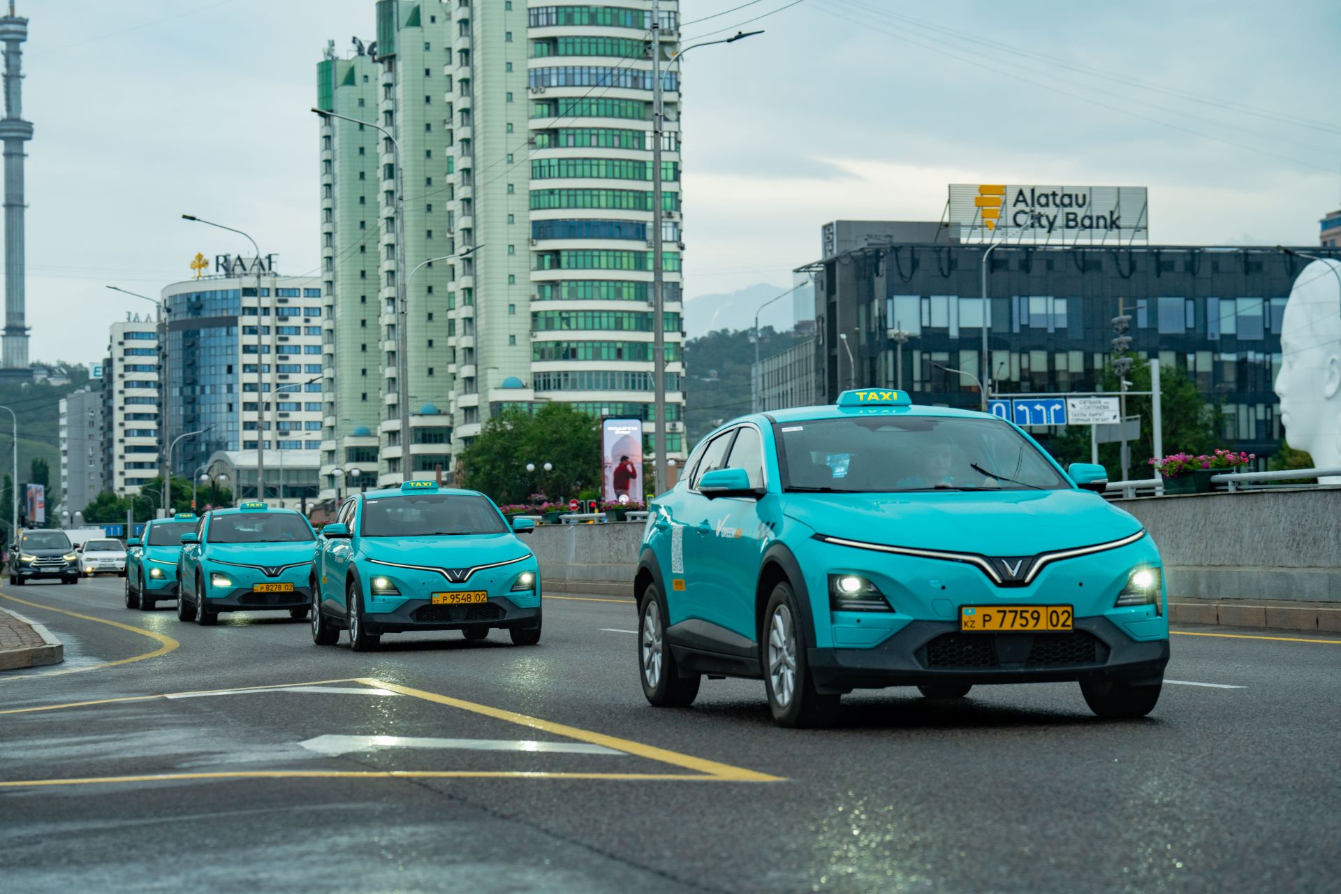 Green SM ra mắt dịch vụ gọi xe thuần điện tại khu vực Trung Á