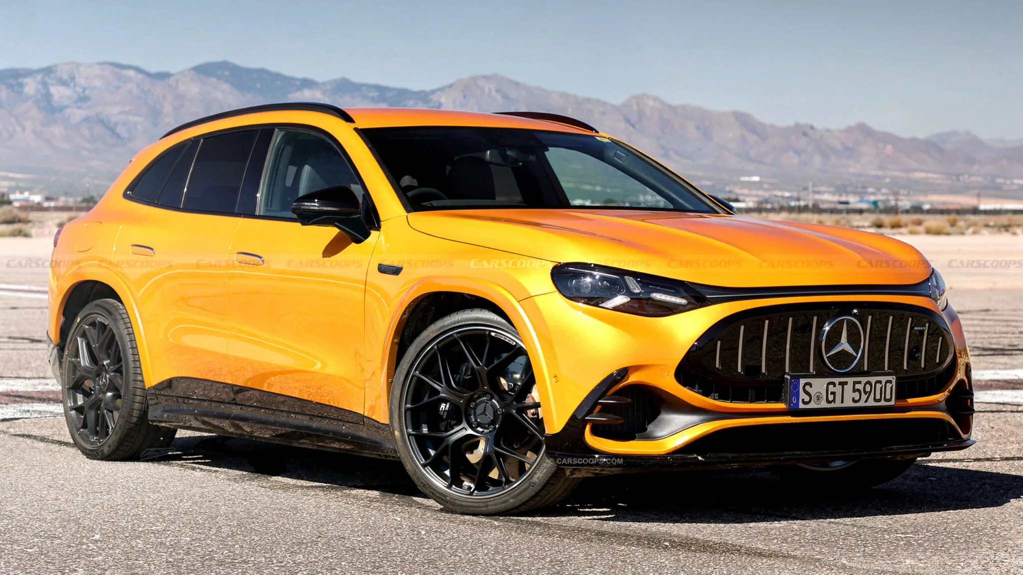 Mercedes-AMG hé lộ SUV điện hiệu suất cao mới. Ảnh: Carscoops