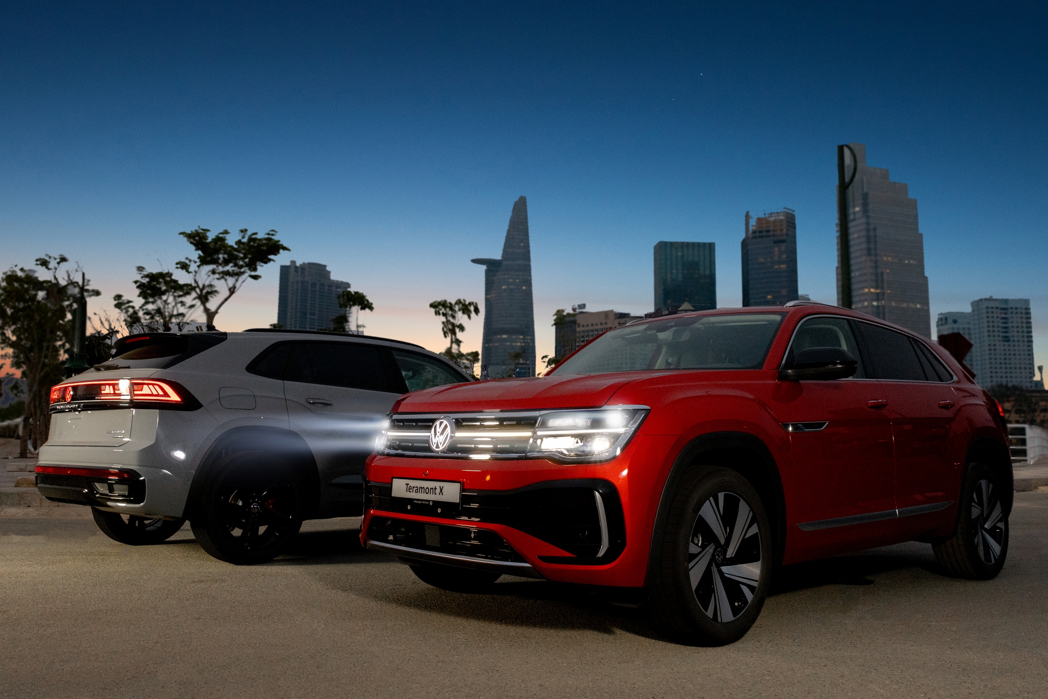 Volkswagen Teramont X (1,998-2,168 tỷ đồng) cùng Viloran, Teramont President, Teramont Pro và Teramont Pro Max đều được nhập khẩu nguyên chiếc từ Trung Quốc (Ảnh: VW).
