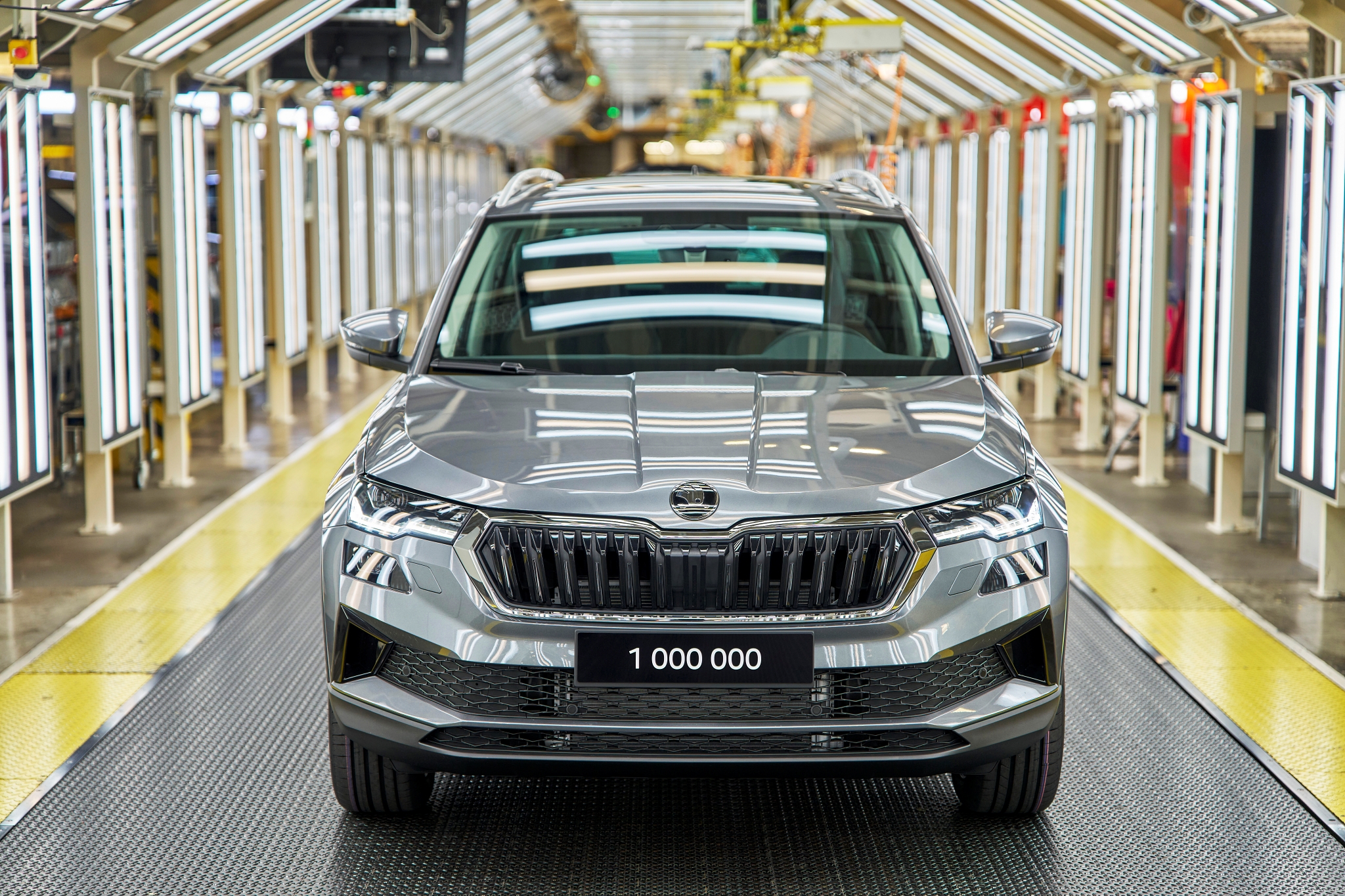 Chiếc Skoda Karoq thứ 1.000.000 vừa rời dây chuyền sản xuất hồi giữa năm nay (Ảnh: Skoda).