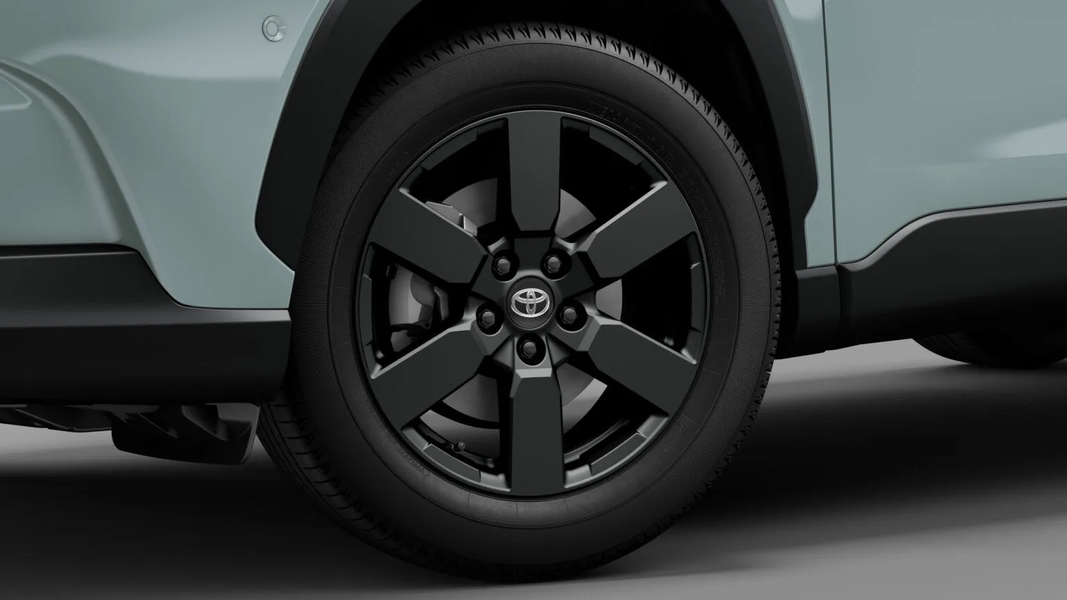 Bộ mâm 17 inch sơn xám mờ trên bản Z Adventure. Ảnh: Toyota