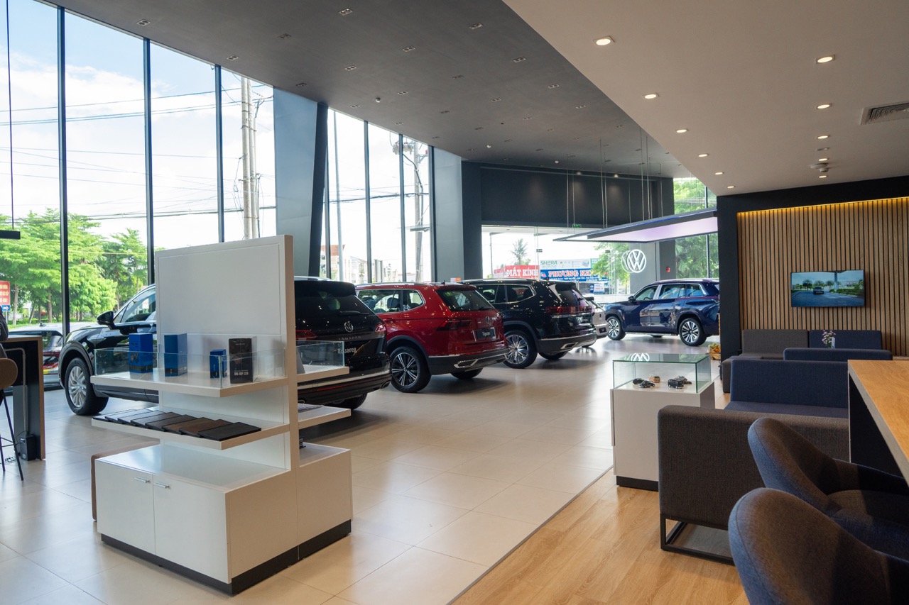Showroom mới được xây dựng theo mô hình Urban Store. Ảnh: Volkswagen Việt Nam