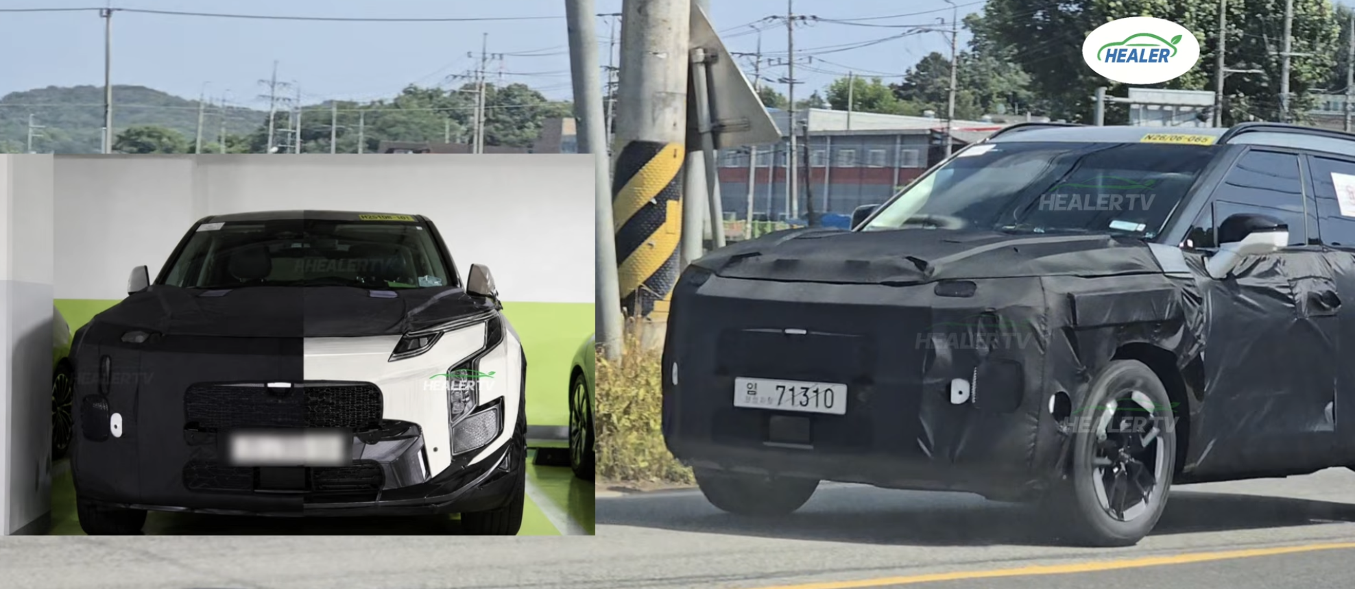 Ngoại thất Sportage mới hứa hẹn mang phong cách vuông vức hơn. Ảnh: Healer