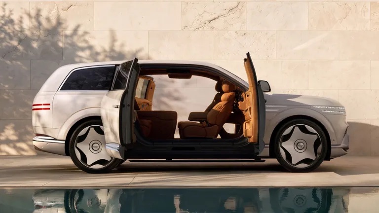 Genesis GV90 ra mắt: SUV điện 657 mã lực, cửa mở ngược như Rolls-Royce, nội thất như phòng khách hạng sang