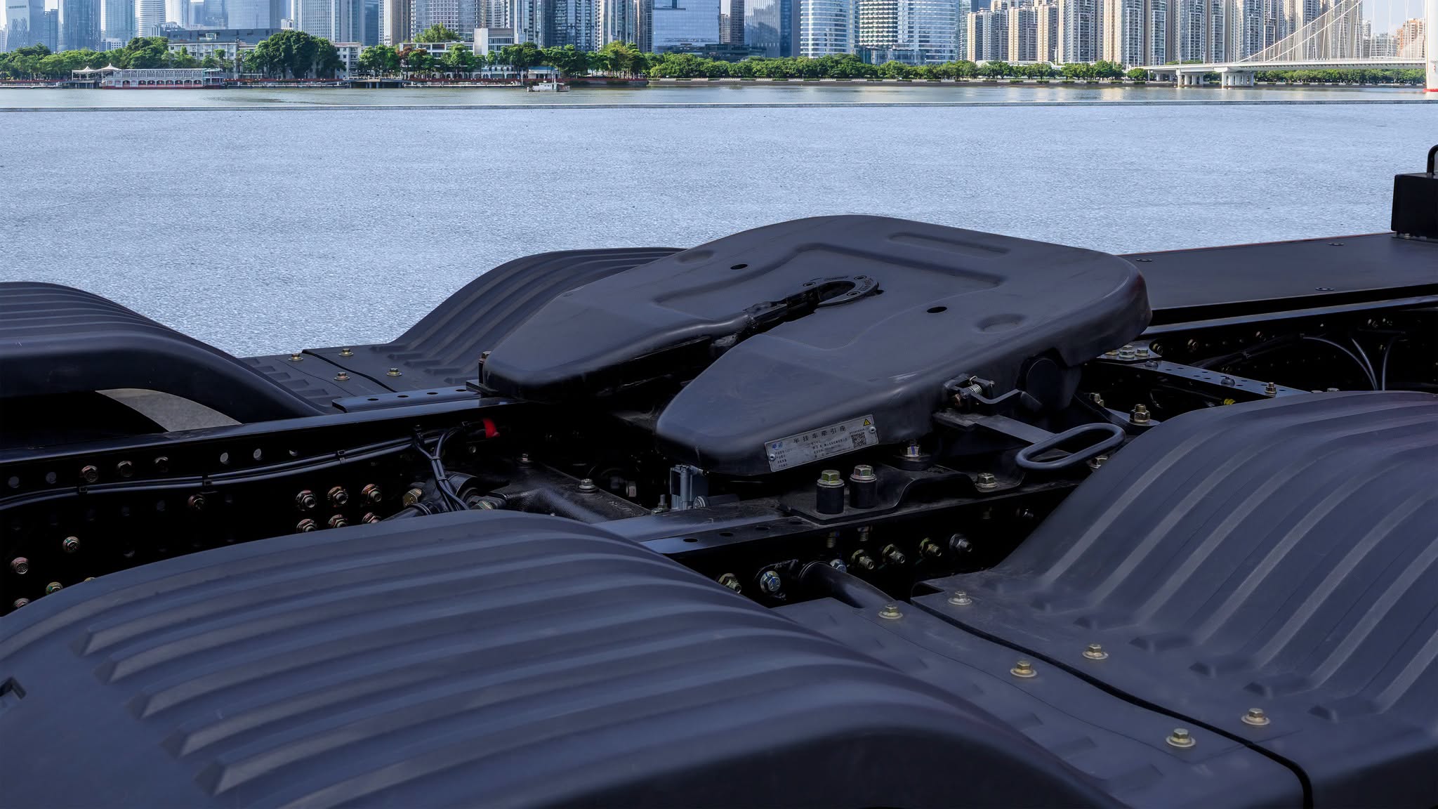Mâm kéo phi 50 tiêu chuẩn, có thể nâng cấp lên phi 90 (Ảnh: Kim Long).