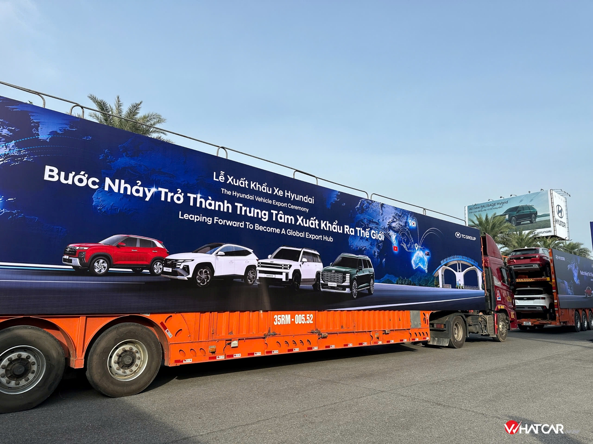 Việc mở rộng xuất khẩu đưa sản phẩm của Hyundai Thành Công vươn ra ba châu lục: châu Á, châu Mỹ và châu Đại Dương (Ảnh: Bình Trần).