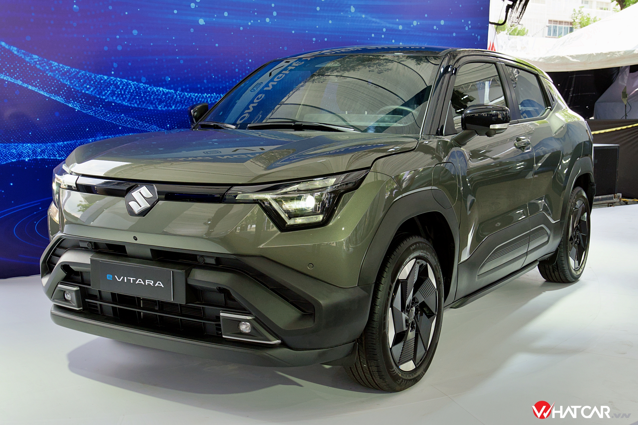 Suzuki từng giới thiệu ô tô điện e Vitara đến khách hàng Việt Nam nhưng chưa chốt thời điểm mở bán (Ảnh: Trung Nghĩa).