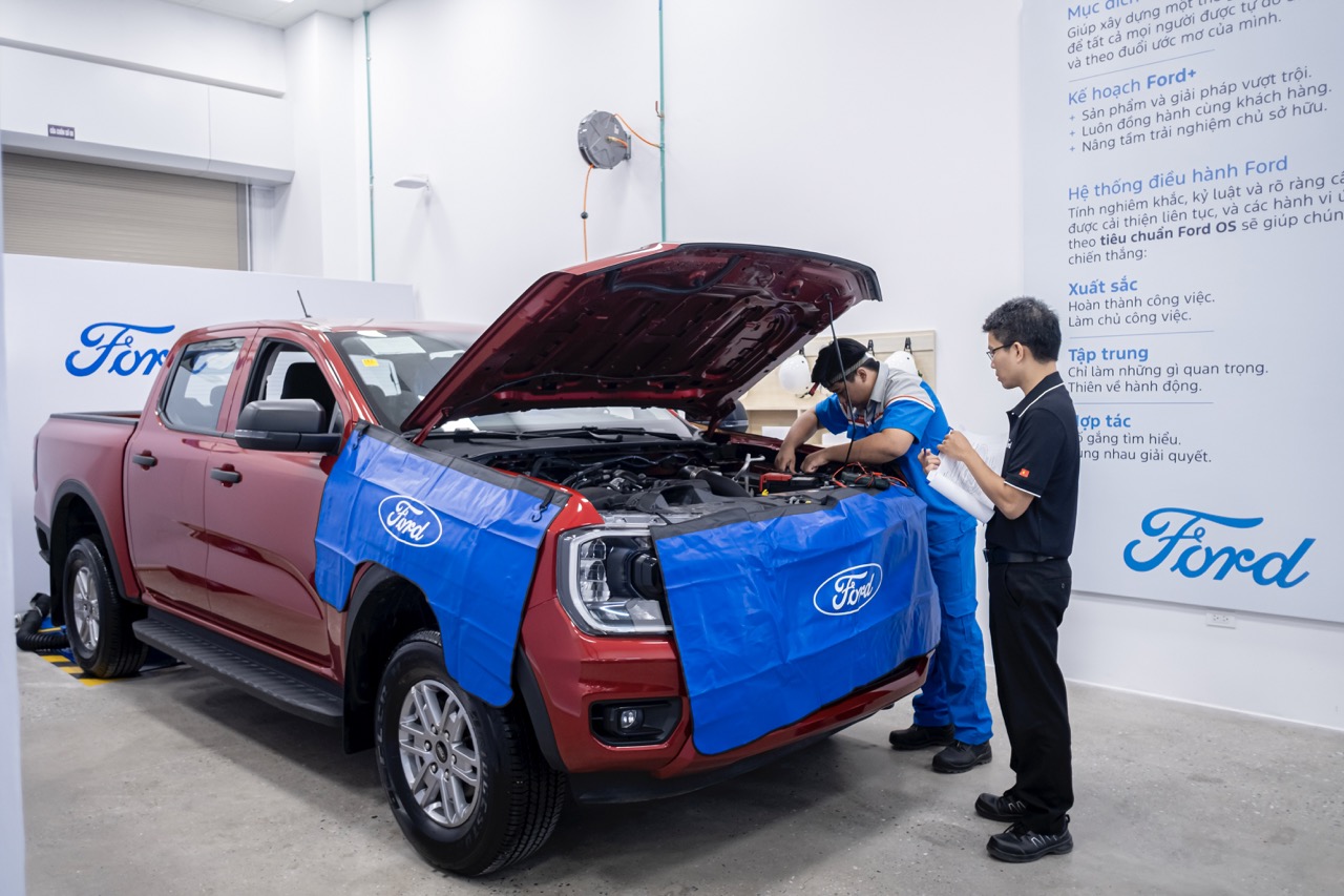 53 kỹ thuật viên Ford tranh tài tại Hội thi Tay nghề Toàn quốc, người thắng sẽ sang Thái Lan thi quốc tế