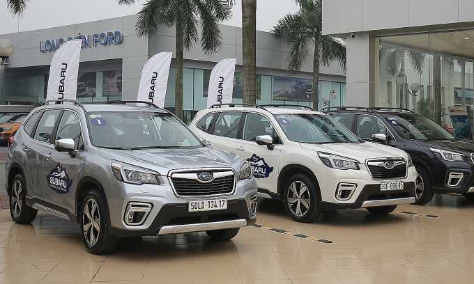 Forester tại đại lý ở Hà Nội. Ảnh: Subaru VN