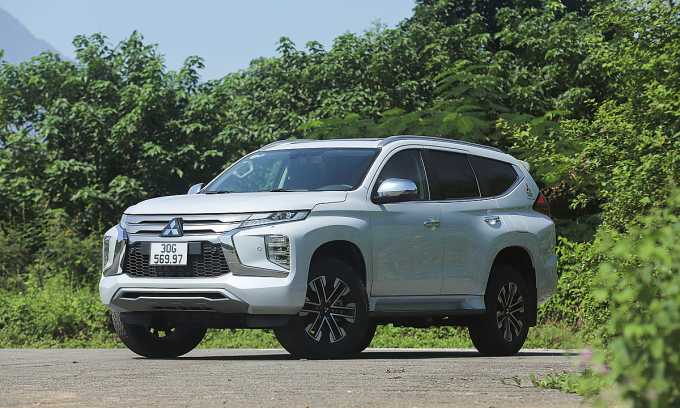 Mẫu SUV Pajero Sport tại Hà Nội. Ảnh: Lương Dũng