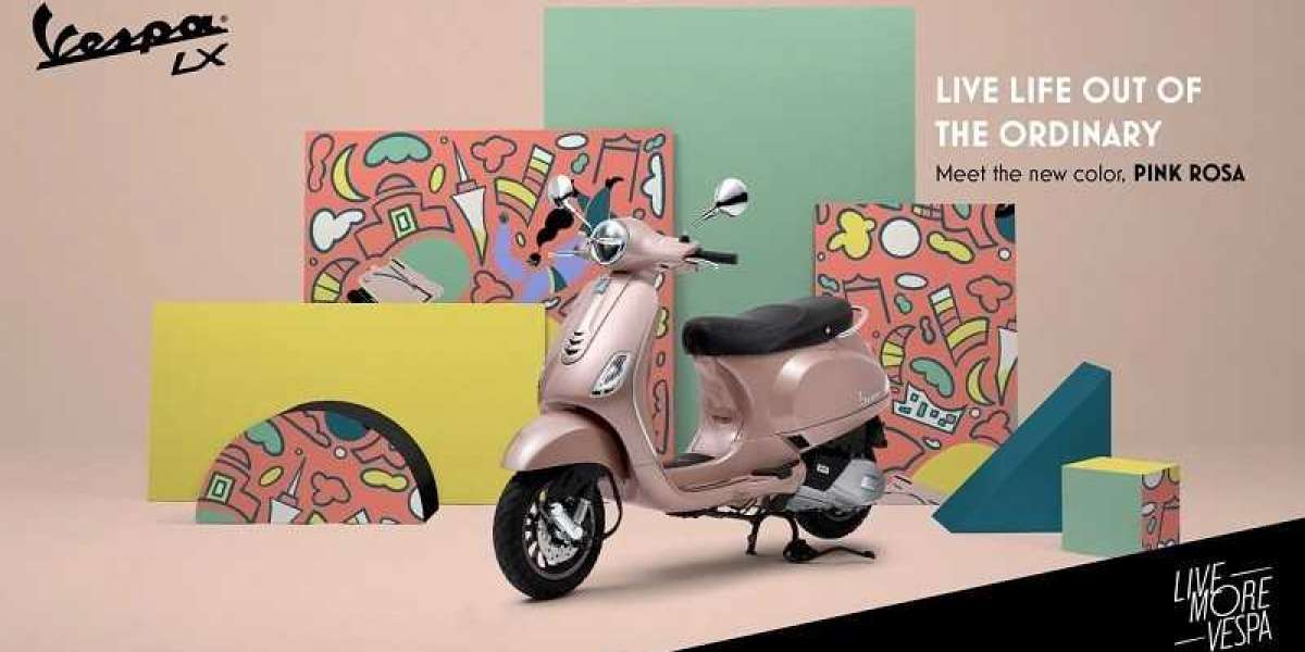 Vespa ra mắt LX 125 i-Get phiên bản hồng điệu đà tại thị trường Thái Lan