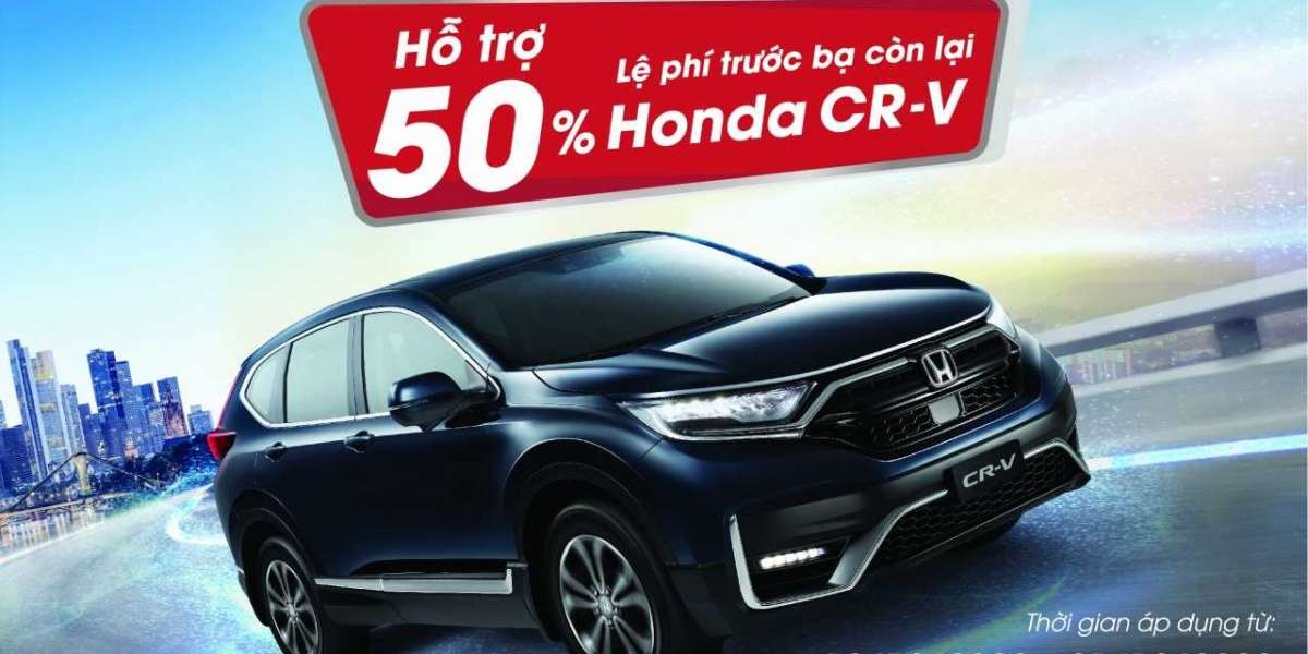 Honda hỗ trợ 50% lệ phí trước bạ còn lại cho khách hàng mua xe CR-V
