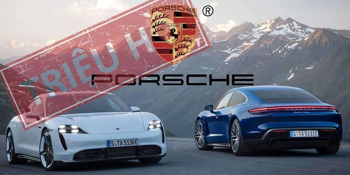 Porsche Taycan bị triệu hồi vì lỗi “hấp háy”