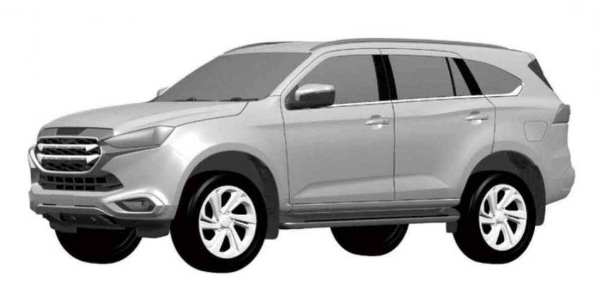 Hé lộ những hình ảnh phác thảo của Isuzu mu-X thế hệ mới