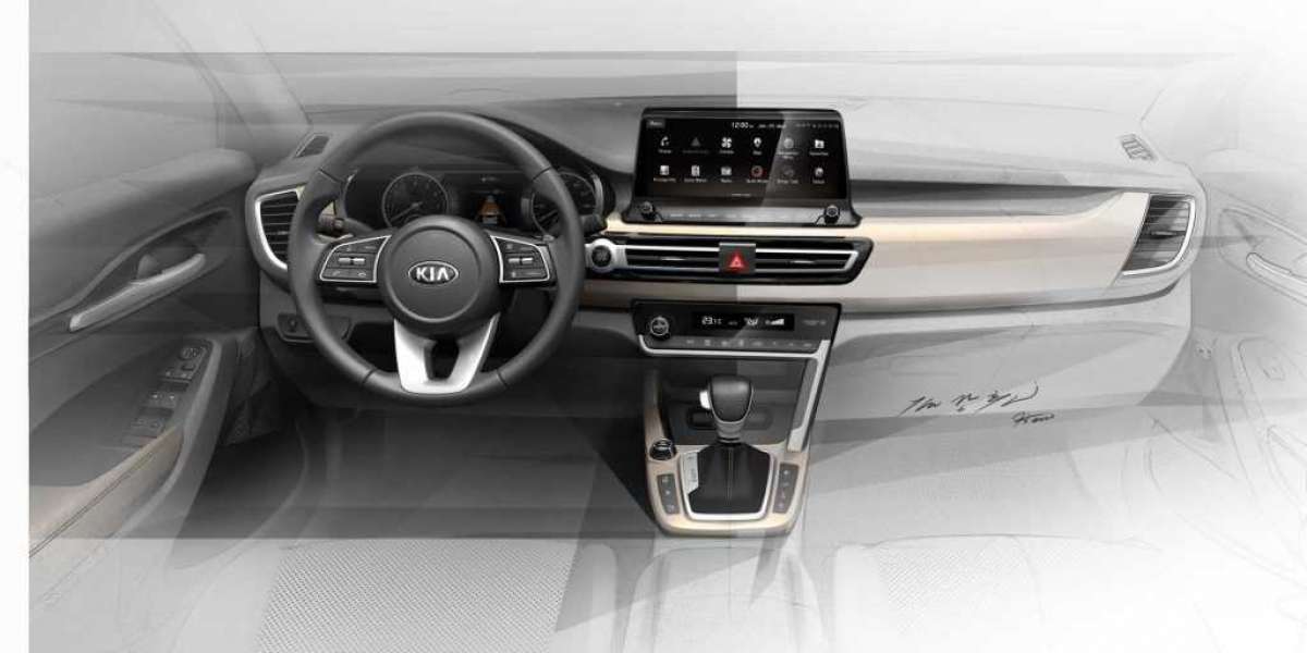 Mẫu SUV cỡ nhỏ mới của Kia lộ nội thất
