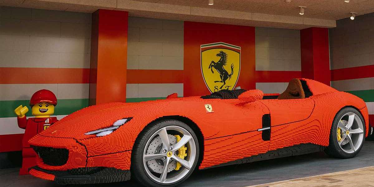 Ferrari Monza SP1 phiên bản Lego được hoàn thiện, nhìn xa như xe thật