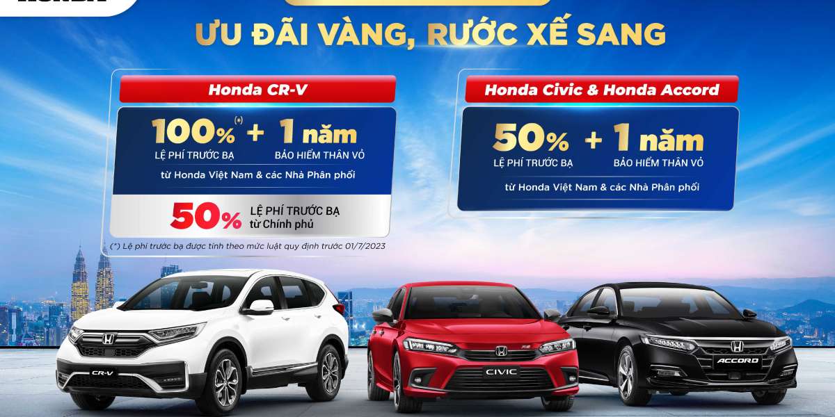 Honda ưu đãi cho một loạt xe trong tháng 7