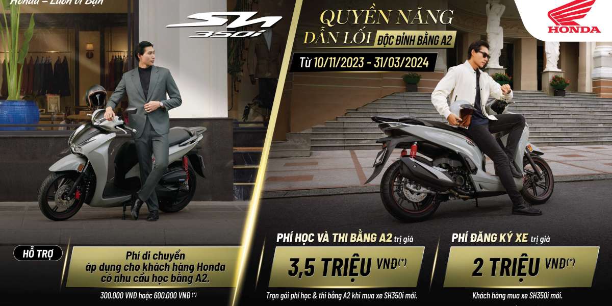 Dễ dàng tiếp cận bằng A2 với chương trình khuyến mại từ Honda Việt Nam