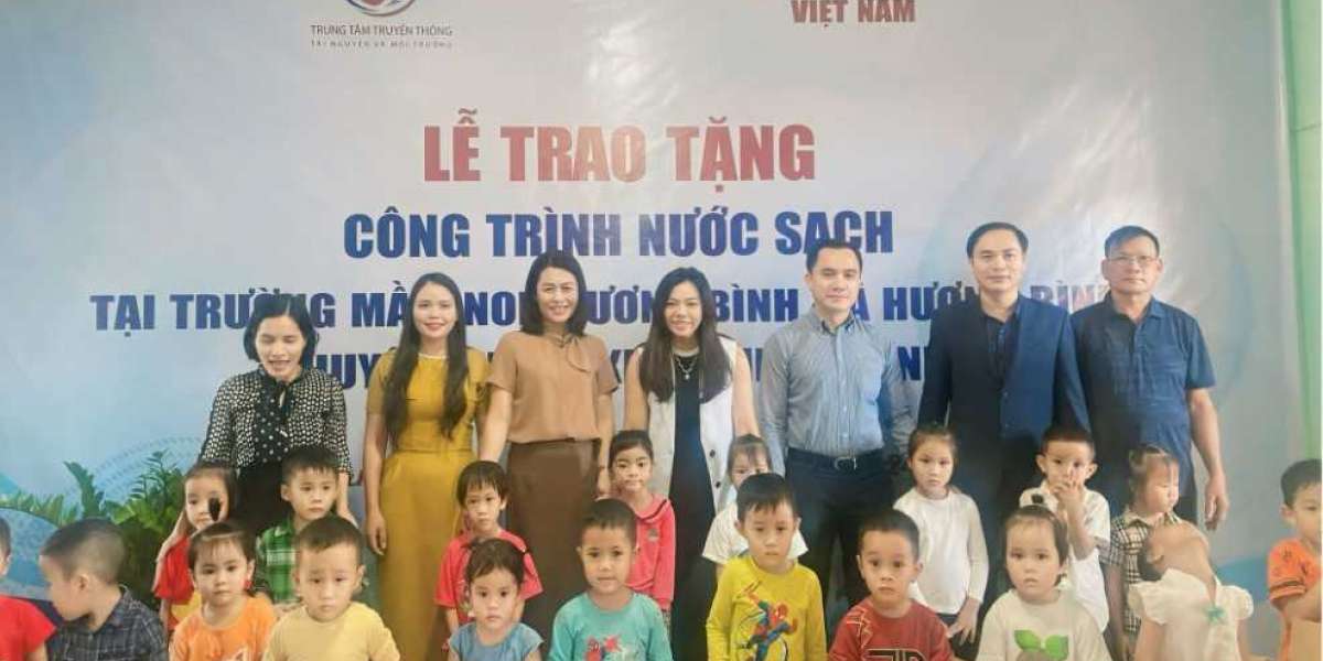 Quỹ Toyota Việt Nam bàn giao công trình nước sạch cho trường mầm non tại Hà Tĩnh