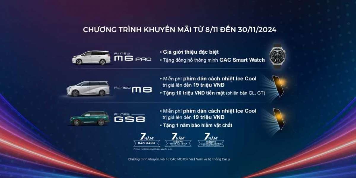 GAC MOTOR Việt Nam ưu đãi đặc biệt cho khách mua xe M6 Pro, M8 và GS8