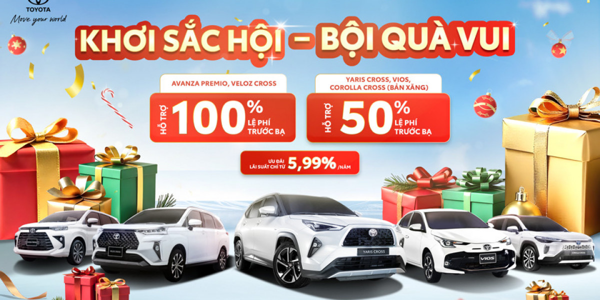 Toyota ưu đãi loạt xe trong tháng 12/2024
