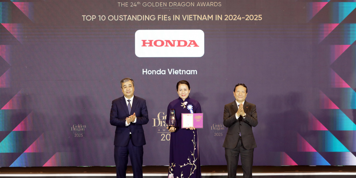 Honda Việt Nam vinh dự nhận giải thưởng Rồng Vàng năm 2025