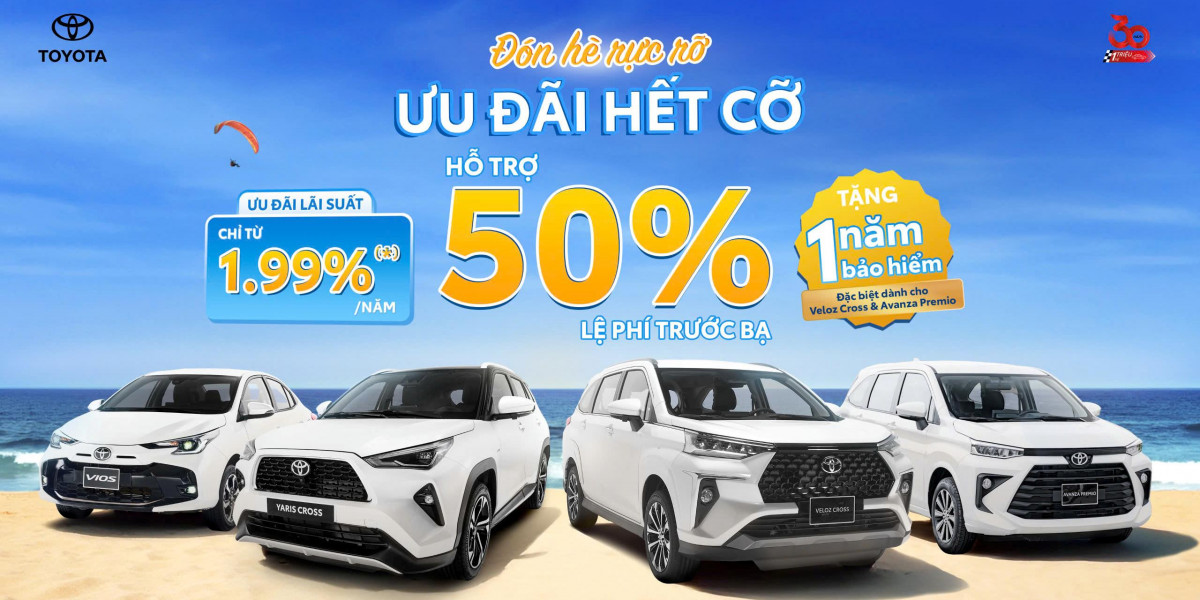 Toyota tiếp tục ưu đãi 50% lệ phí trước bạ cho Vios, Yaris Cross, Veloz Cross trong tháng 4 này