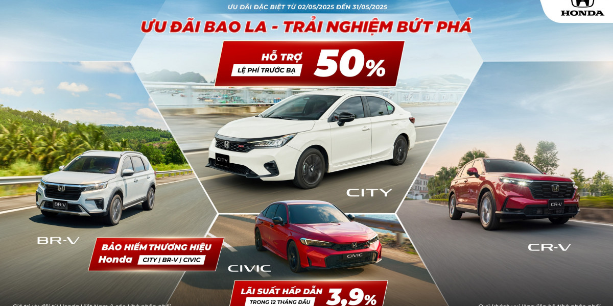 Khuyến mại ô tô Honda tháng 5/2025: City, BR-V, CR-V trở lại đường đua