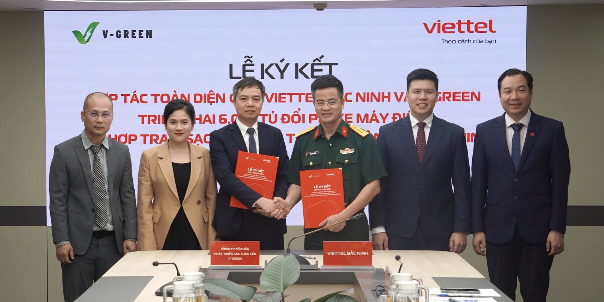 V-Green bắt tay Viettel triển khai 6.000 tủ đổi pin xe máy điện tại Bắc Ninh