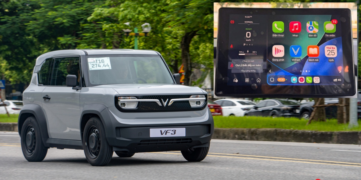 VinFast VF 3 thêm gói cập nhật Apple CarPlay/Android Auto chính hãng, giá hơn 3 triệu đồng